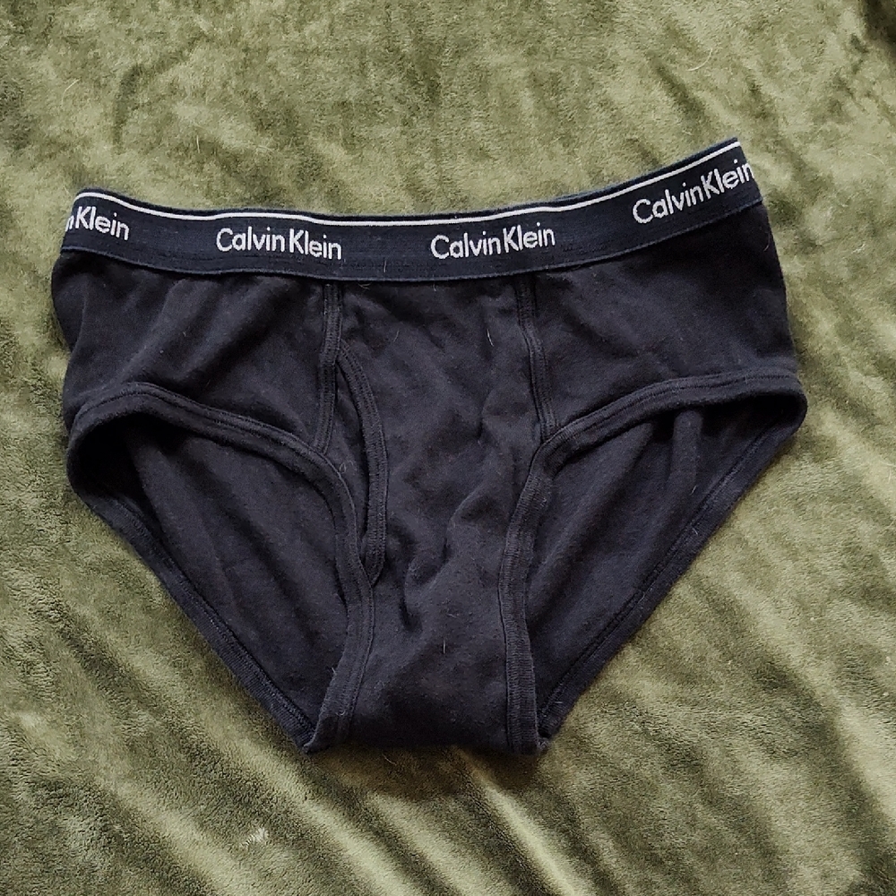 Calvin Klein Black Briefs Signature Waistband